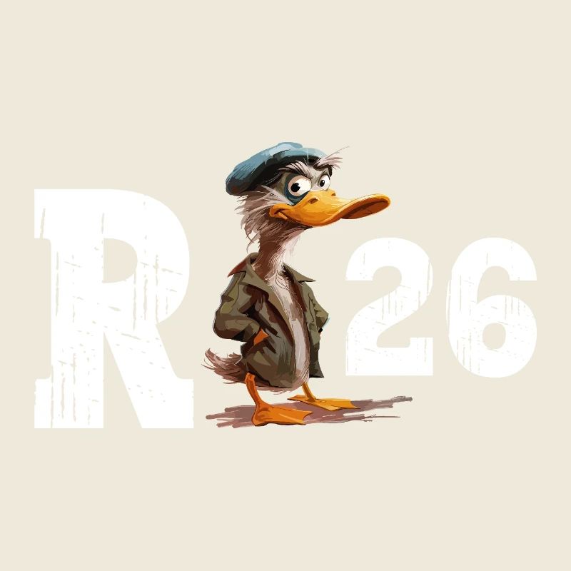 Pension 2026 Canard Retraité Retraité Drôle