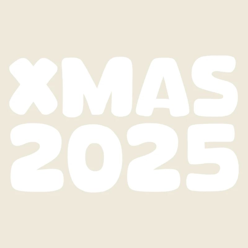 XMAS 2025 lettering