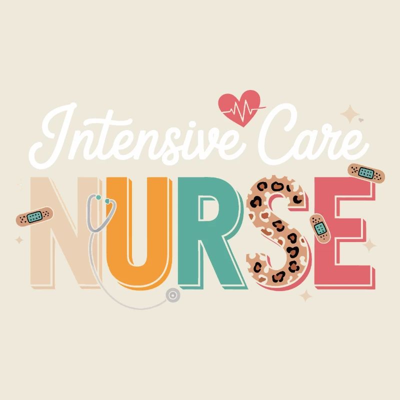 Intensive Care Nurse Colorful