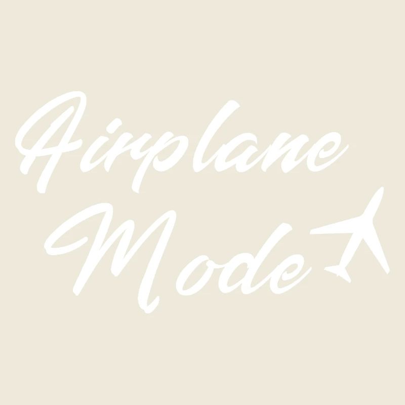 Flugzeugmodus auf Nicht stören Ästhetik