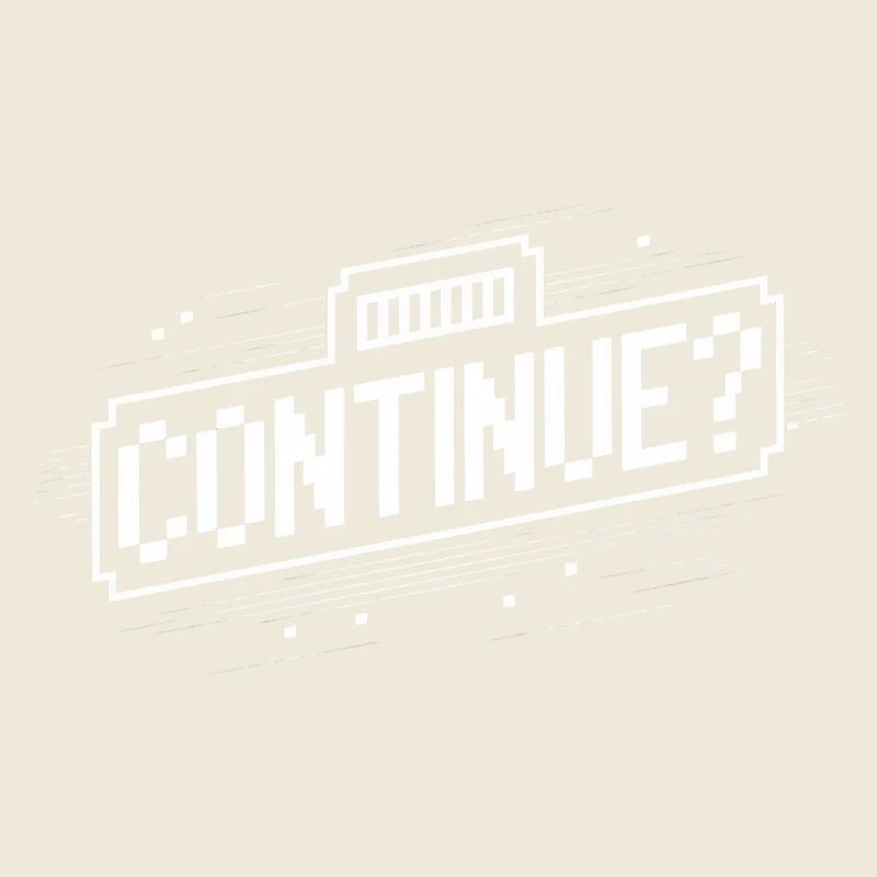 Continue Pixel Retro Gamer Home Screen