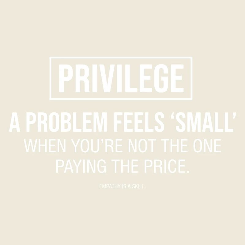 Empathie Statement Typografie