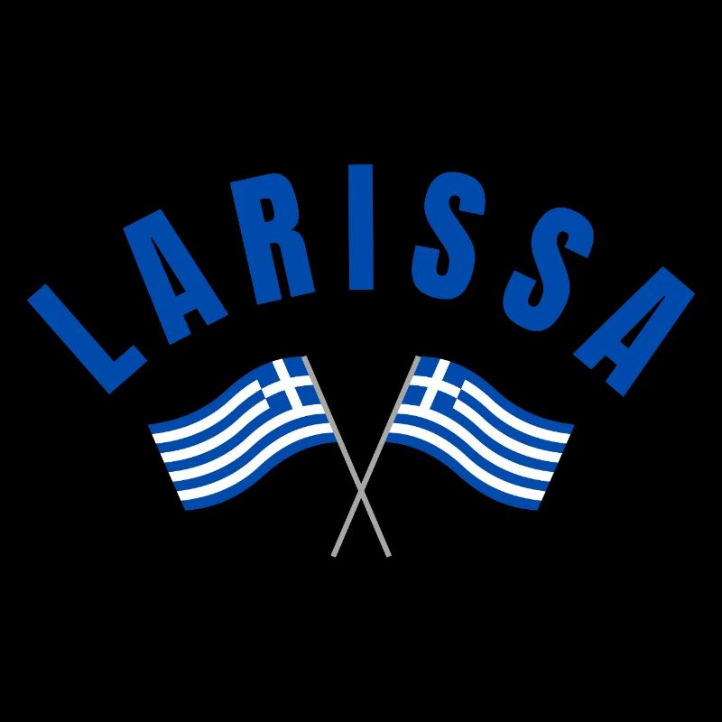 Drapeaux grecs de Larissa