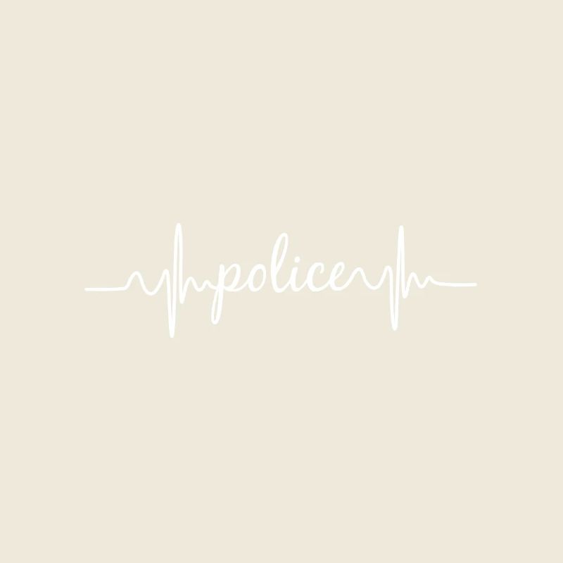 Heartbeat ECG Policeman Policewoman Geschen