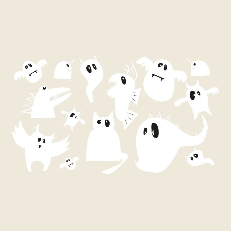 Cute Scary Monsters - Halloween