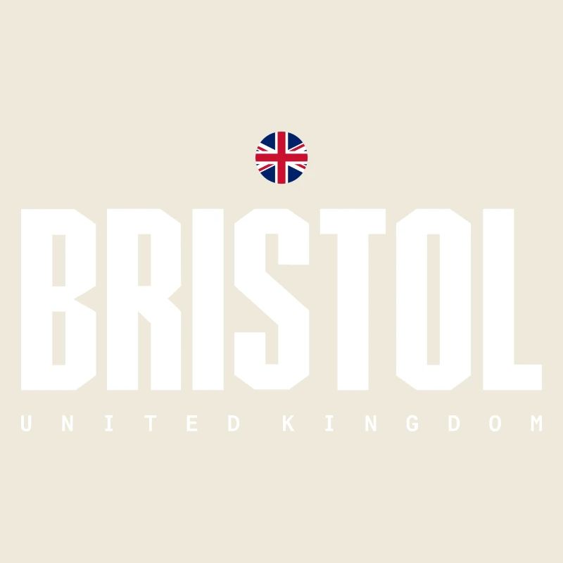 Bristol UK Bloc Mot-symbole
