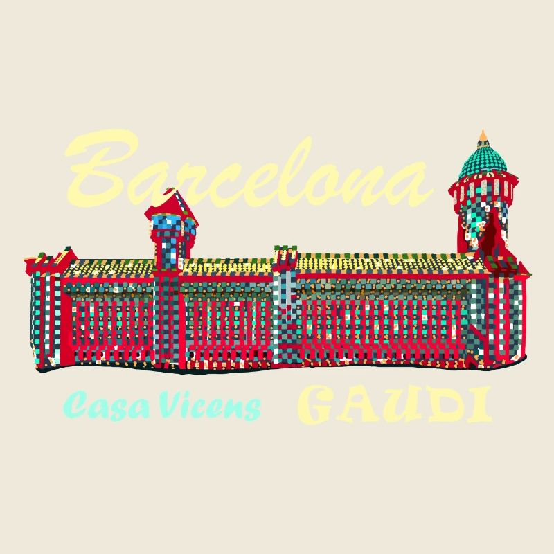Barcelona, A. Gaudí, Casa Vicens, Spain