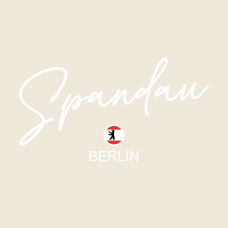 Spandau - Berlin Flag - Berlin Bear