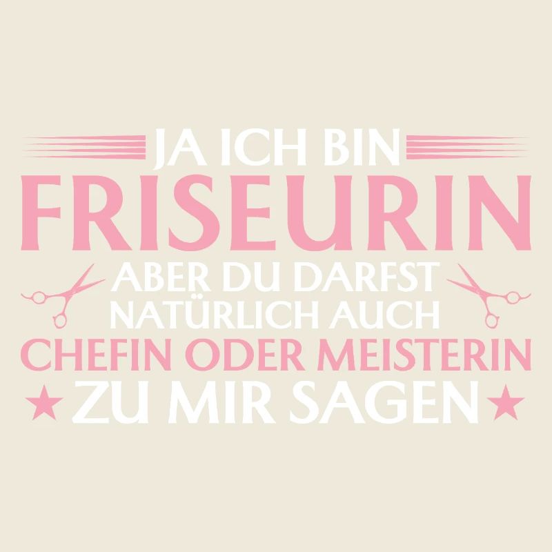 Friseurin Chefin oder Meisterin