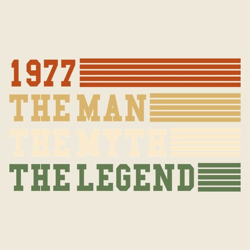 1977 Legende des Mannesmythos 1977 | Vintage!!