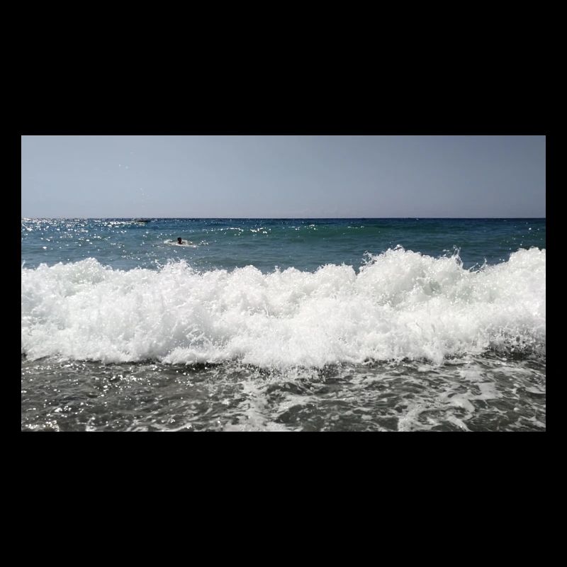 Vague d’écume de mer