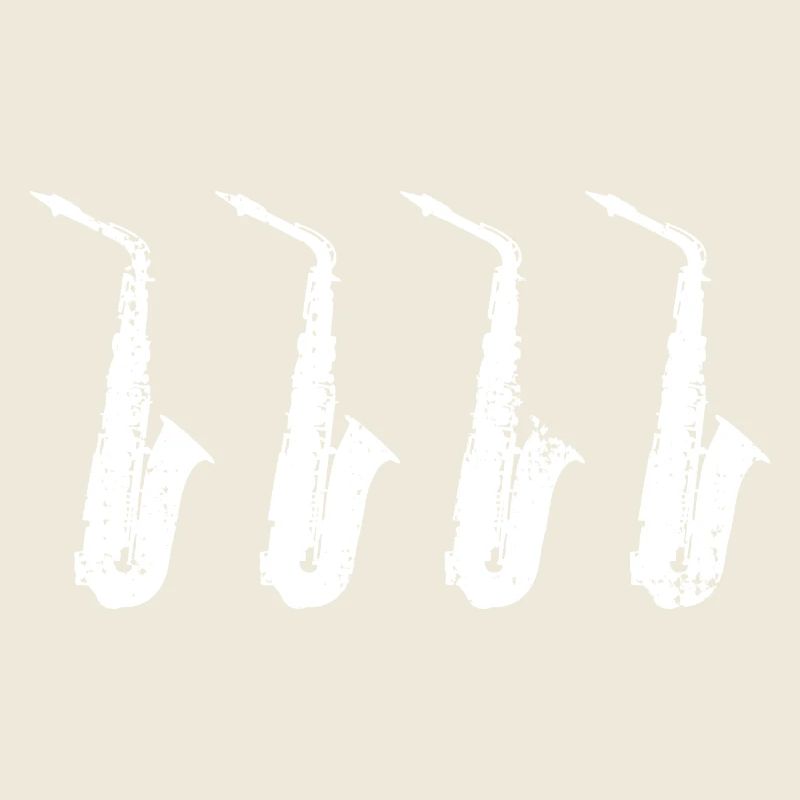 Modèles de saxophones rétro