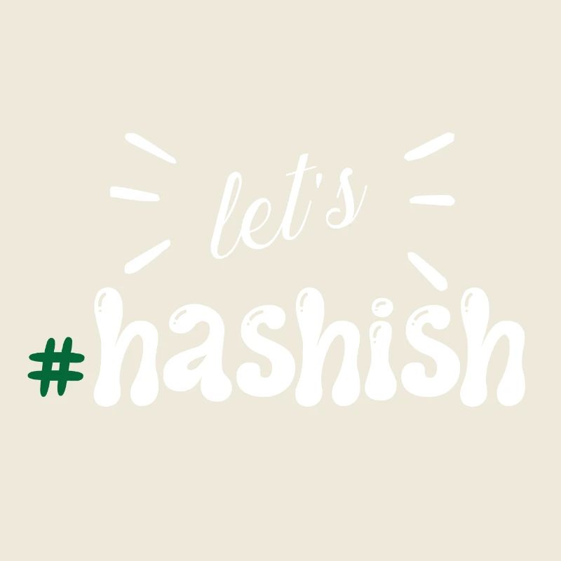 Let’s Hash Typographie Motif
