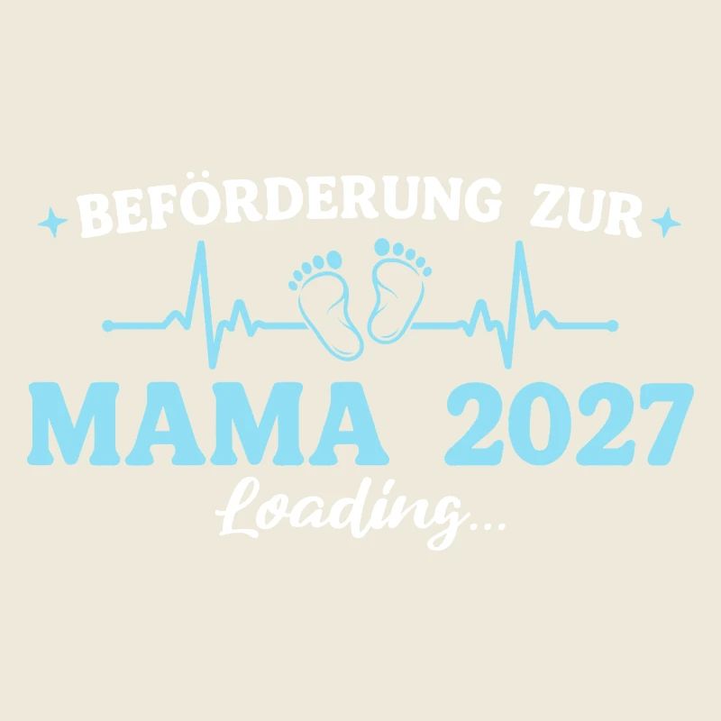 Mama 2027 Beförderung zur Mutter Geschenk