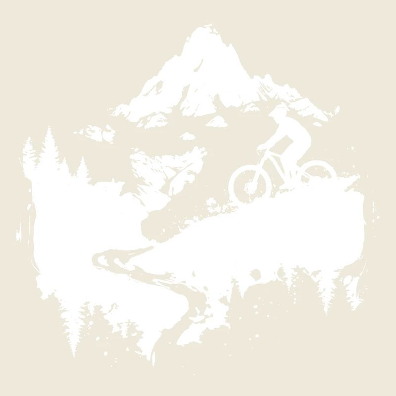 Mountainbiking Skizze