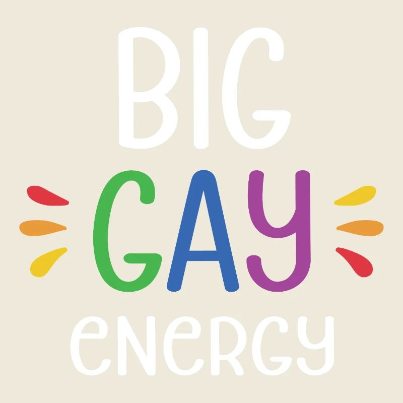 LGBTQ Pride Monat - Große schwule Energie