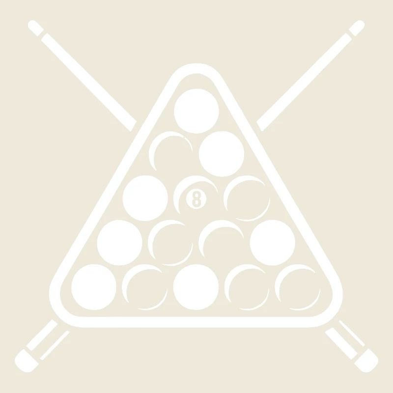 Eight Ball, Billard Rack, Billard Spieler Geschenk