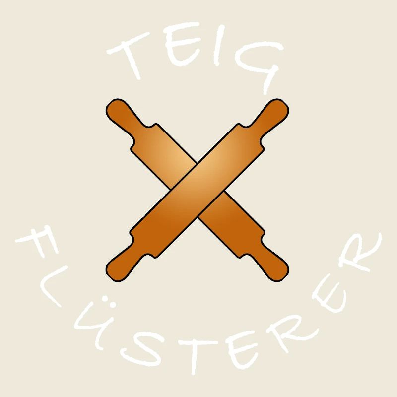 Lustiger Bäcker Spruch backen Teigflüsterer