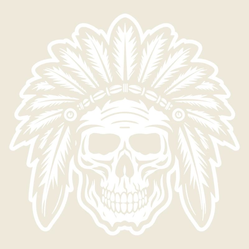 Indianer Totenkopf Häuptling