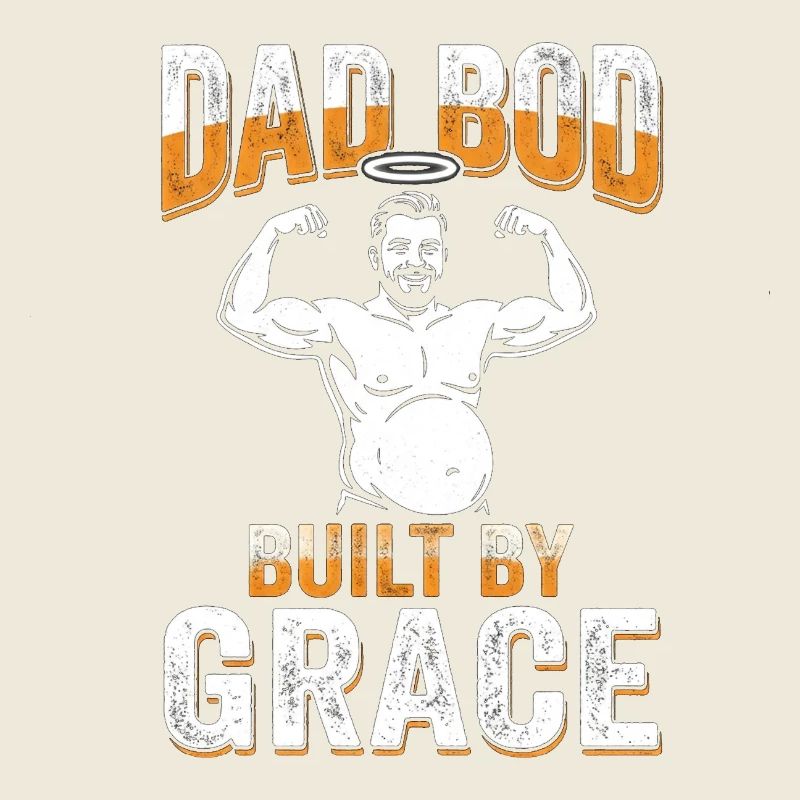 Dad Bod Built By Grace Gesegneter Papa Gott Humor