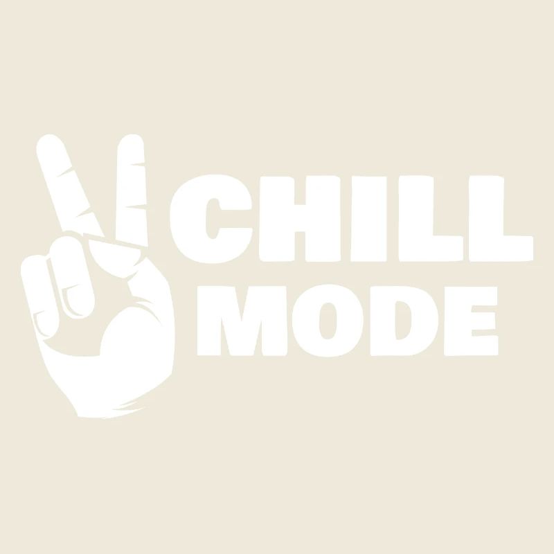 Mode Chill Relaxation Relaxant Symbole Signe de Paix