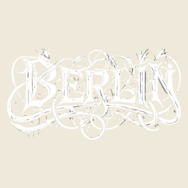 Berlin heavy metal headbanger typography