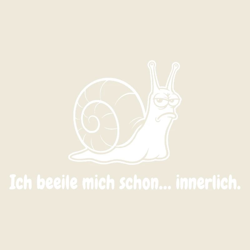 Grim Snail in Minimal Style