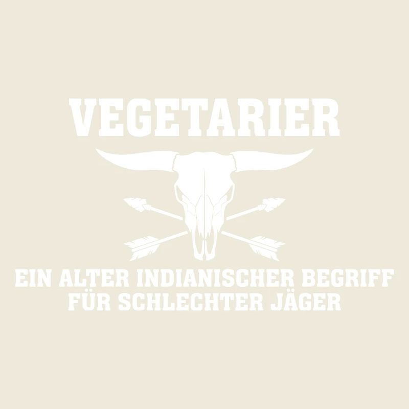 Vegetarier – Schlechter Jäger Grill-Design