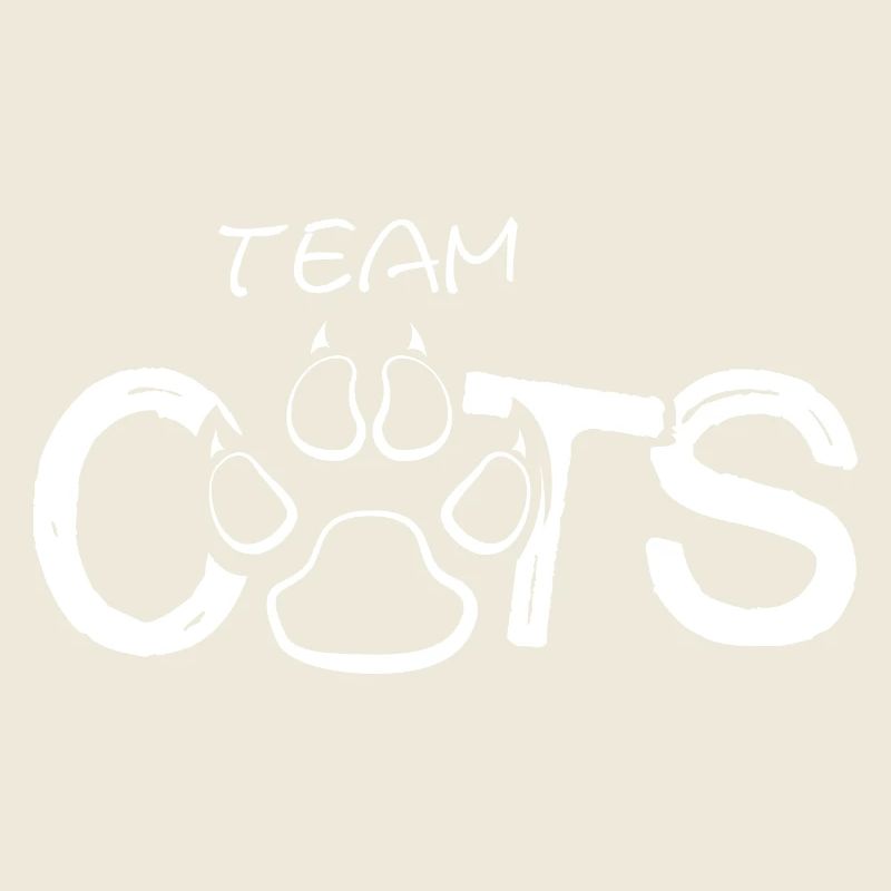 Icône de l’équipe de patte de chat illustration icône du logo