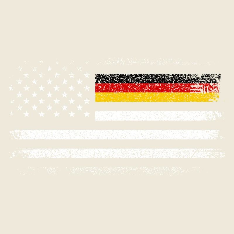 Distressed US German Flag Blend