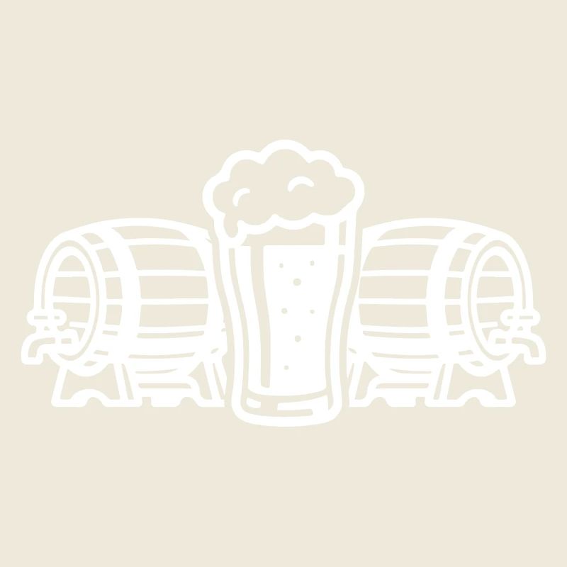 Bier Bierfass Bierglas