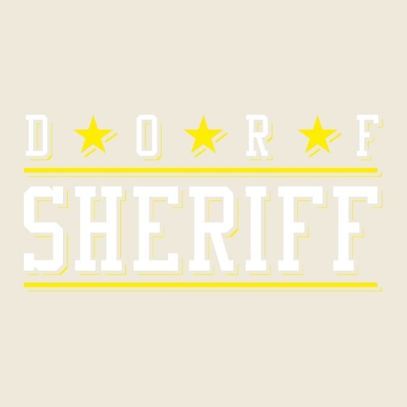 Dorf Sheriff - Polizei Dorf Polizist Hilfssherriff