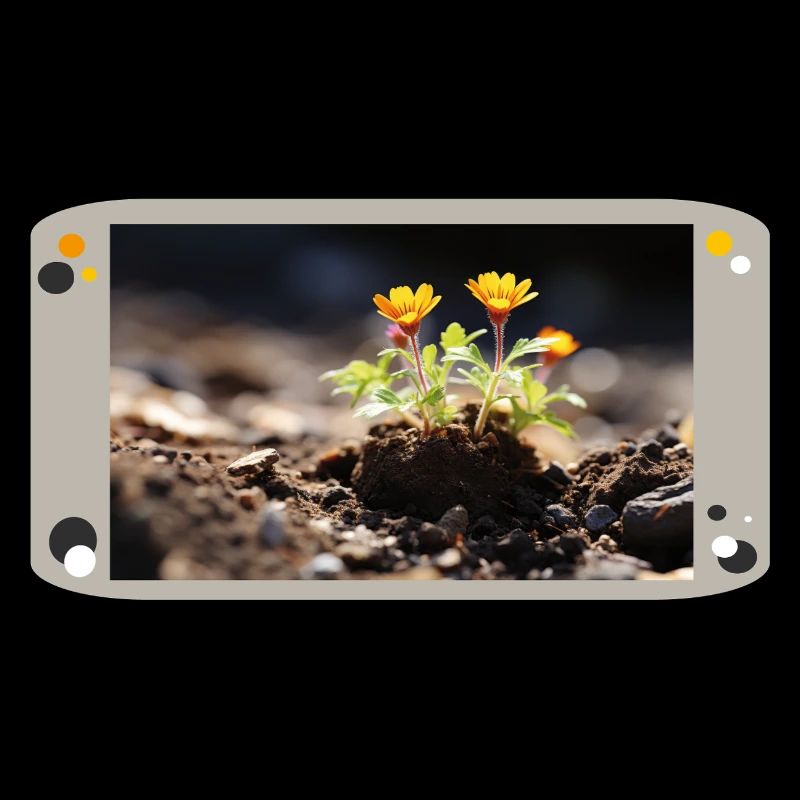 Blume im Sonnenlicht