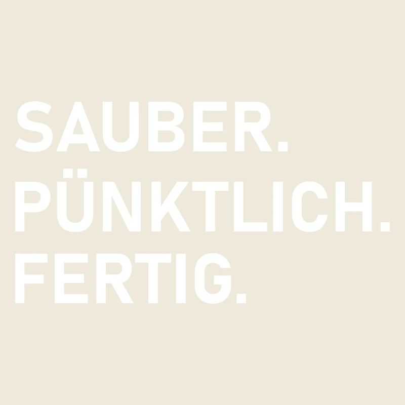 Propre. A temps. Travail professionnel.