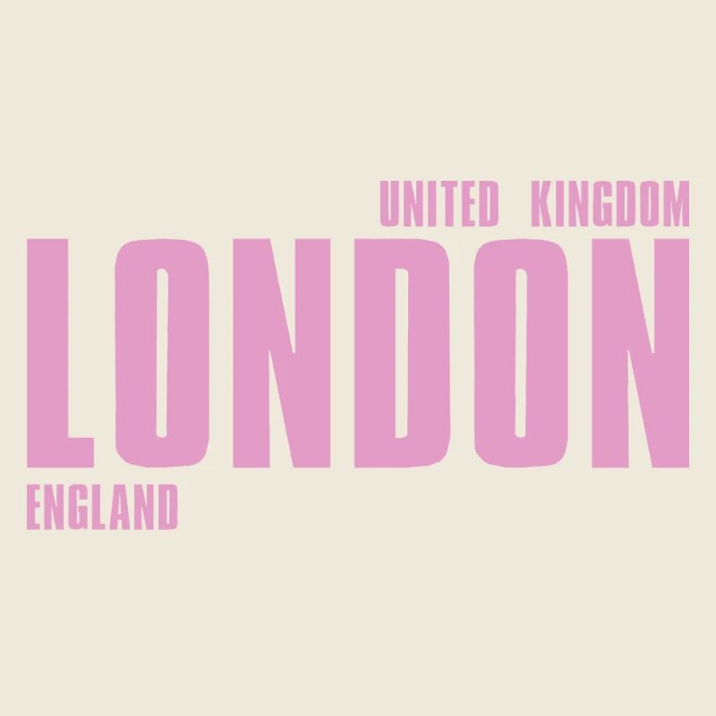 Typographie londonienne Pink Bold