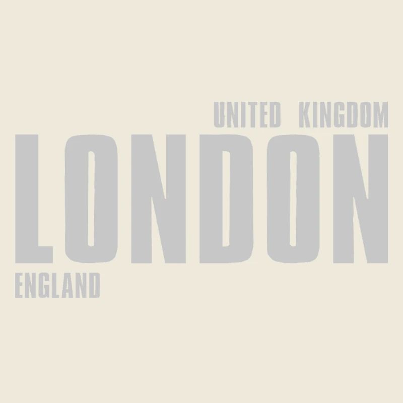 LONDON Font Graphics in Grey Scale