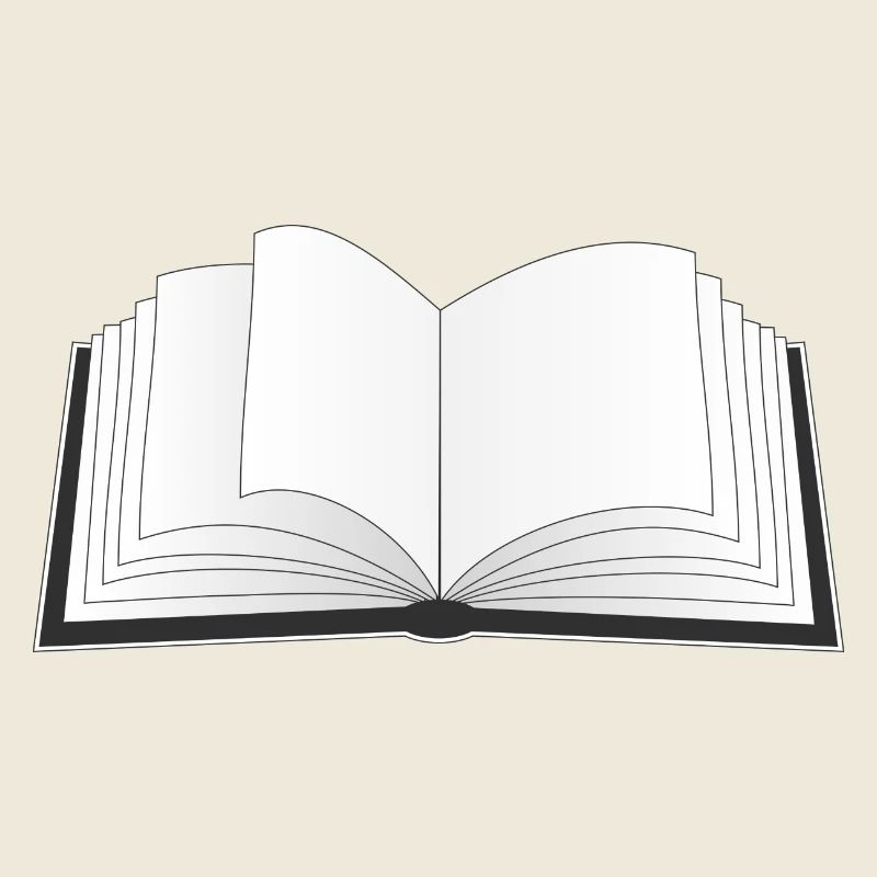 ein offenes Buch für den Bücherwurm oder Leseratte