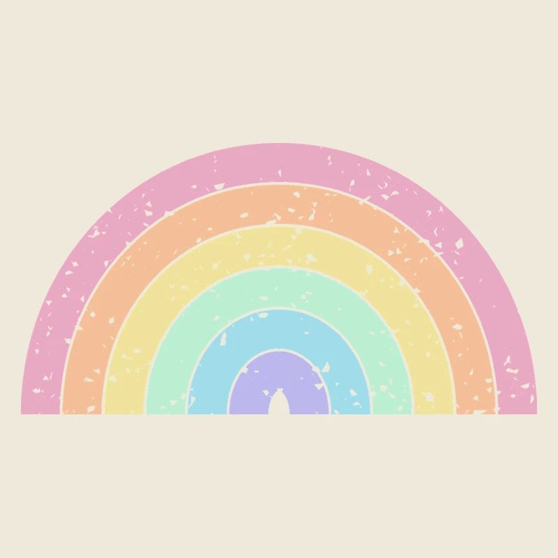 Rainbow Pastel Colors Pride Month LGBTQ+