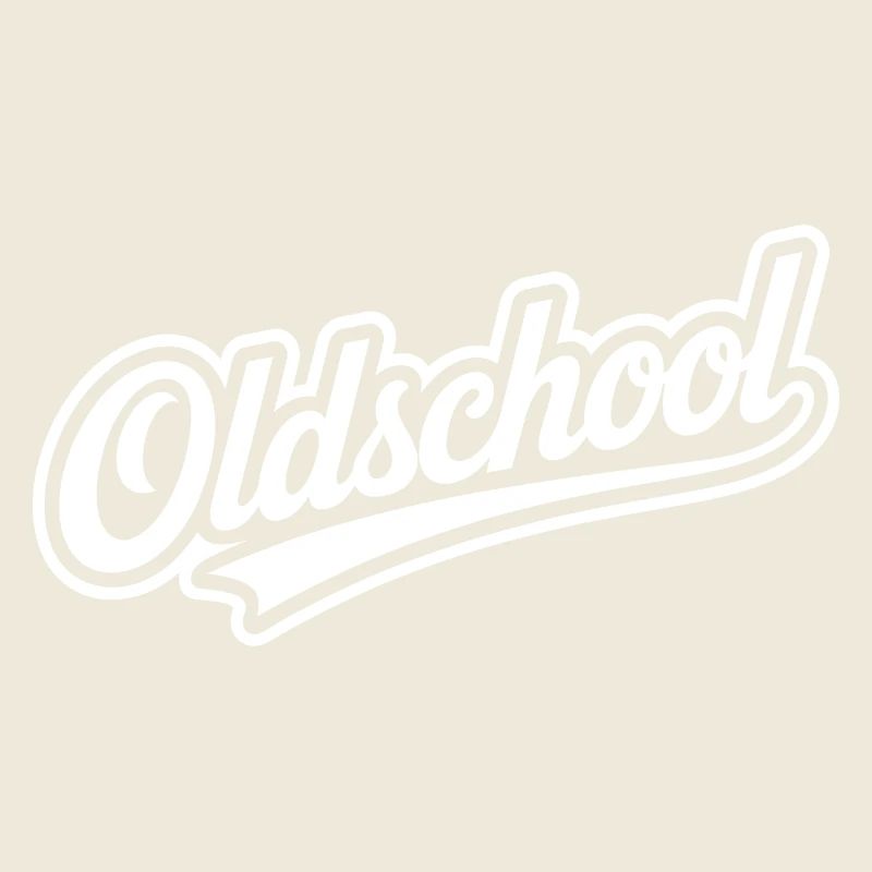 Oldschool Retro Typografie Design