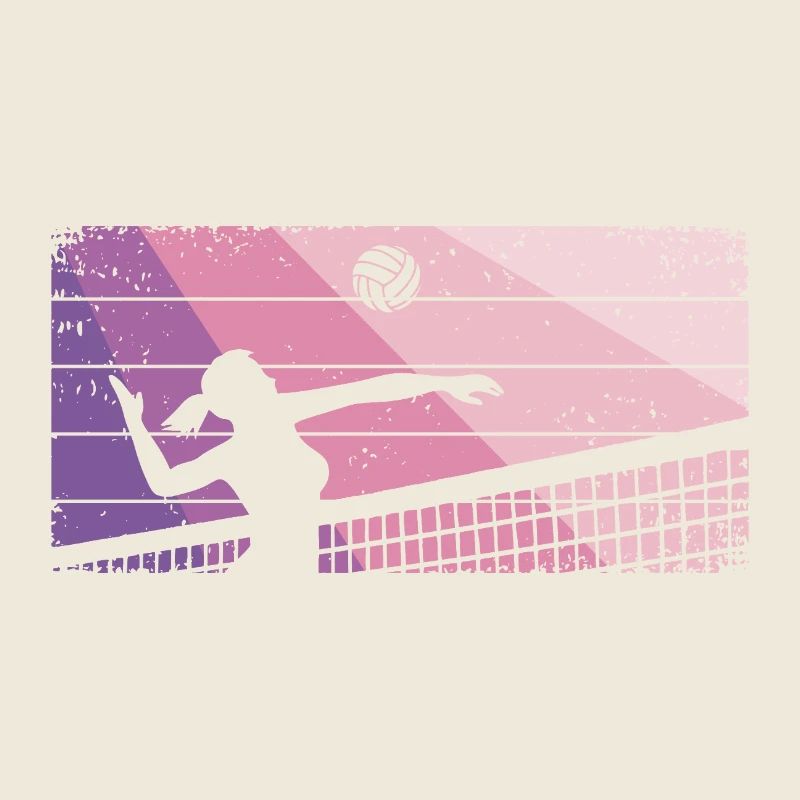 Joueuse de volley-ball de beach-volley féminin