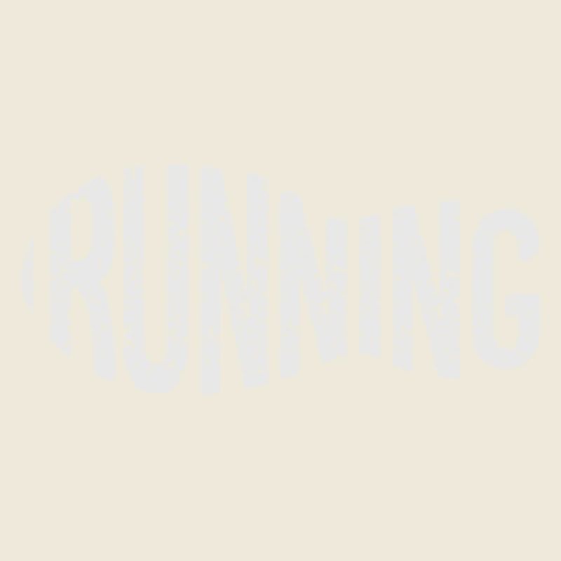 Rugged Run Distressed Wordmark Sneaker FootPrint