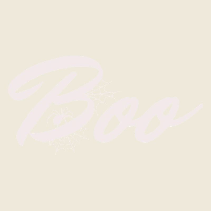 Boo Halloween Spider Web Lettrage