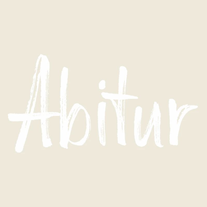 Abitur Handlettering Design