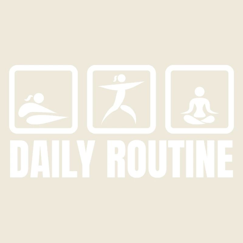 Routine quotidienne des amateurs de yoga