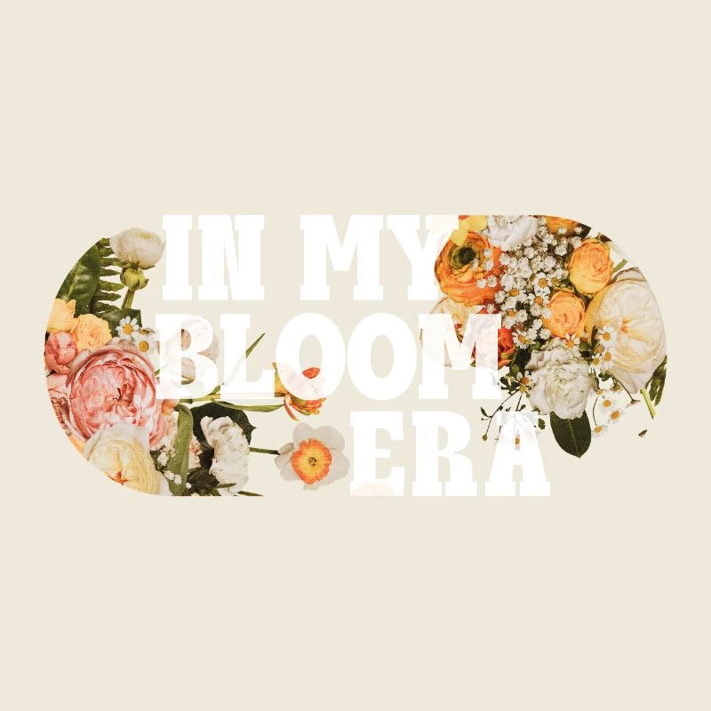 Bloom Era Vibes – Retro Blumen Spruch