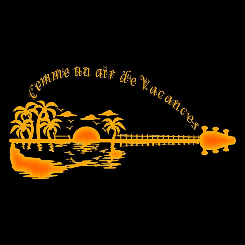 Tropical sunset on pier