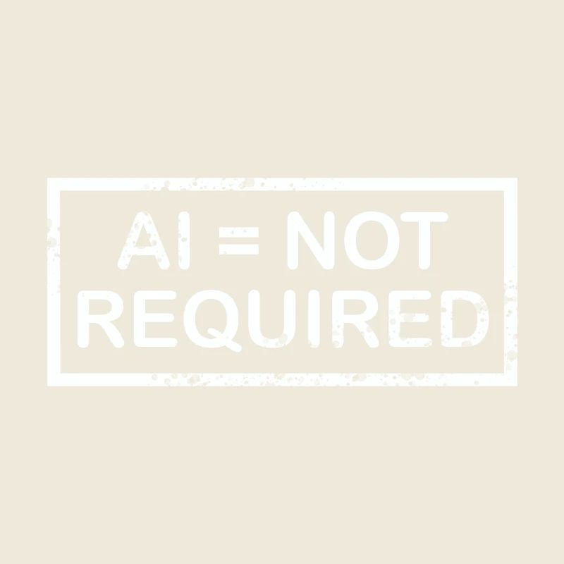 AI = not required (white)
