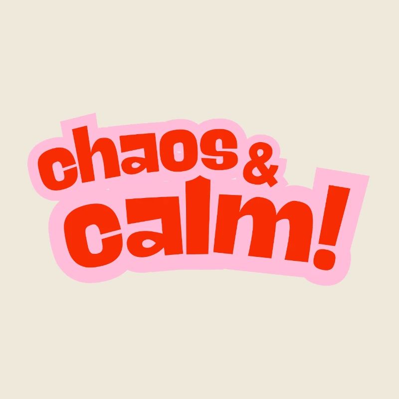 Chaos & Calme : Design de contraste