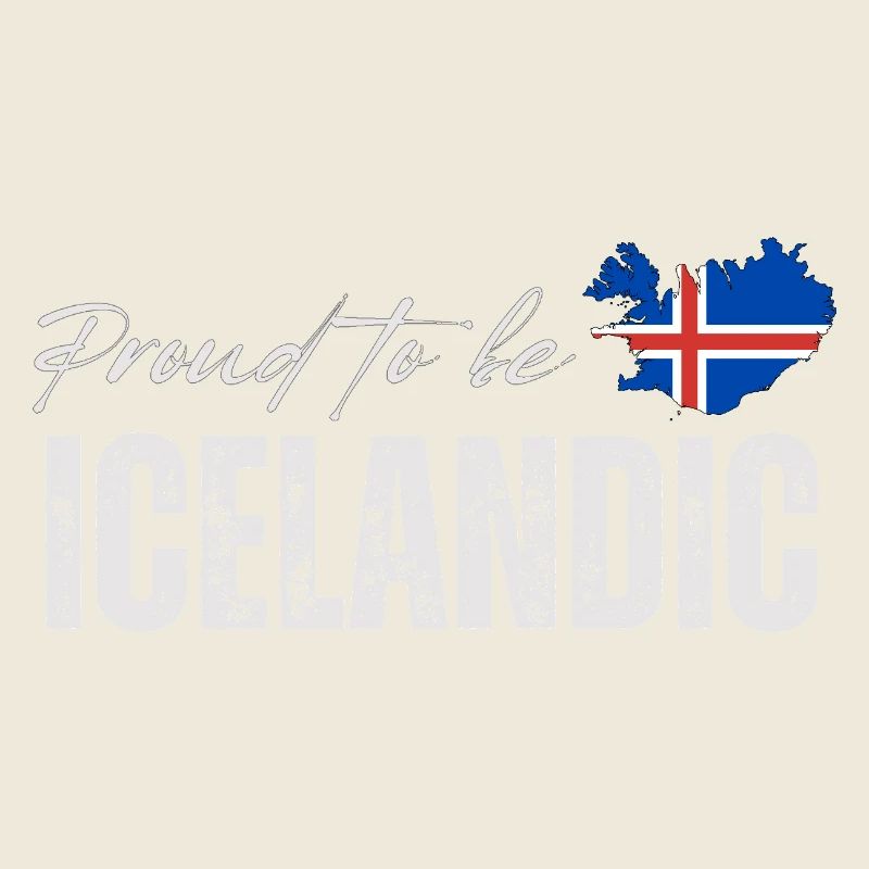 Isländisch stolz, ich liebe Island