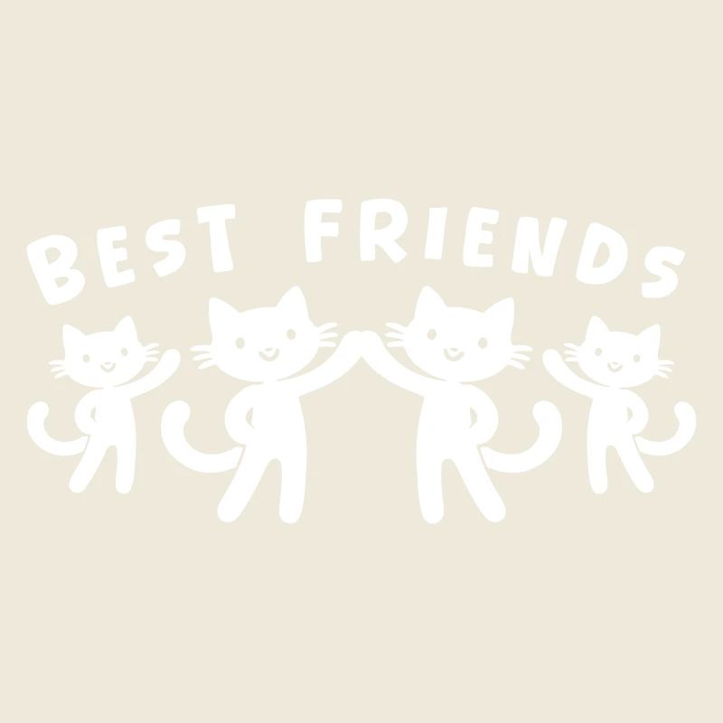 Beste Freunde Katzen